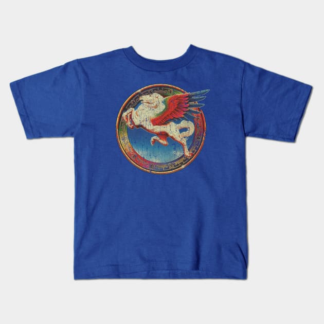 Flight of Pegasus 1977 Kids T-Shirt by JCD666